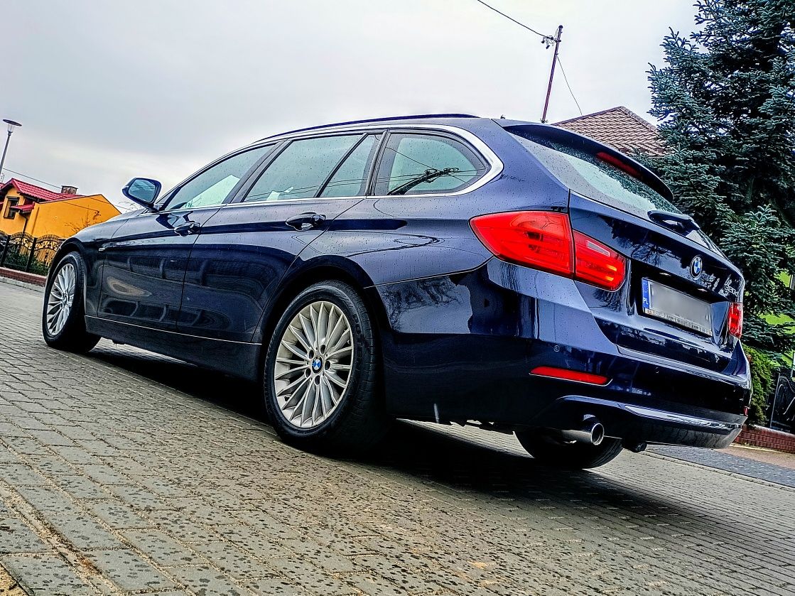 BMW F30/F31 LUXURY/Koniakowe Skóry/Panorama/KeyLESS/ALU17/320d 163KM