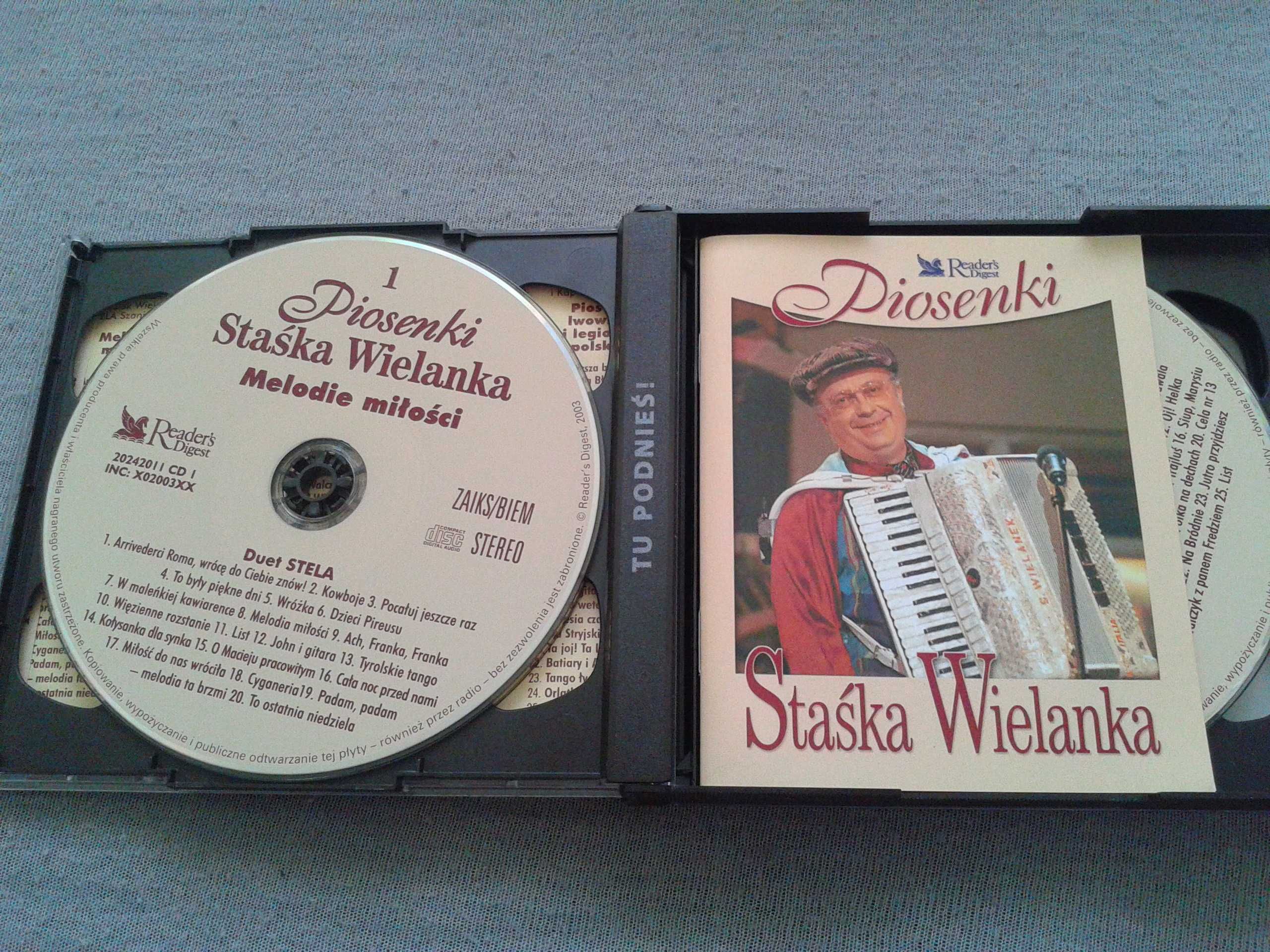 Piosenki Staśka Wielanka  5CD