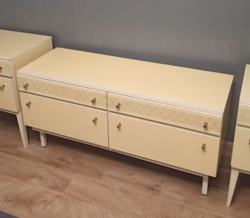 Szafki nocne komoda patyczaki Vintage lata 60-70