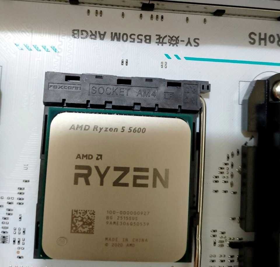 Новий комплект Soyo B550M + Ryzen 5 5600 + 32GB DDR4 3200MHZ