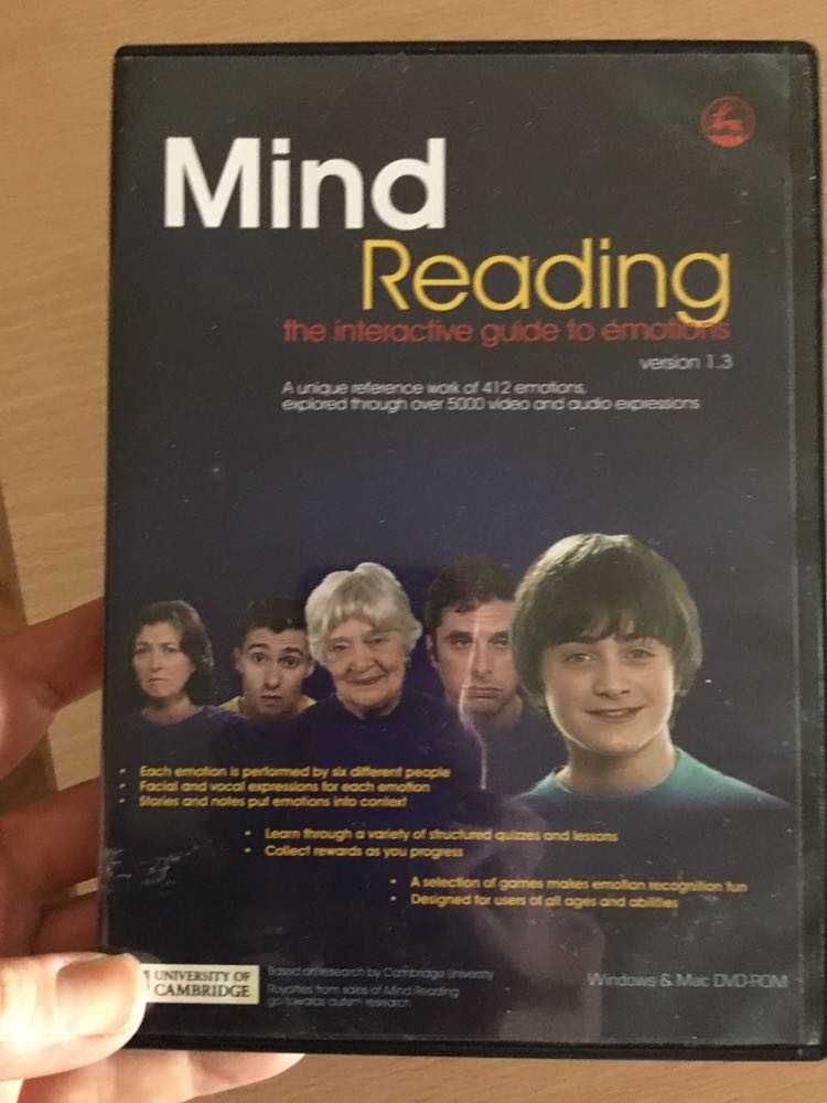 DVD Mind Reading навчає розпізнавати емоції людини (аутизм, Аспергер)