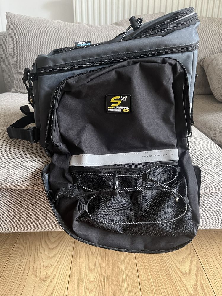 Sakwa/torba rowerowa na bagażnik + pokrowiec przeciwdeszczowy GRATIS