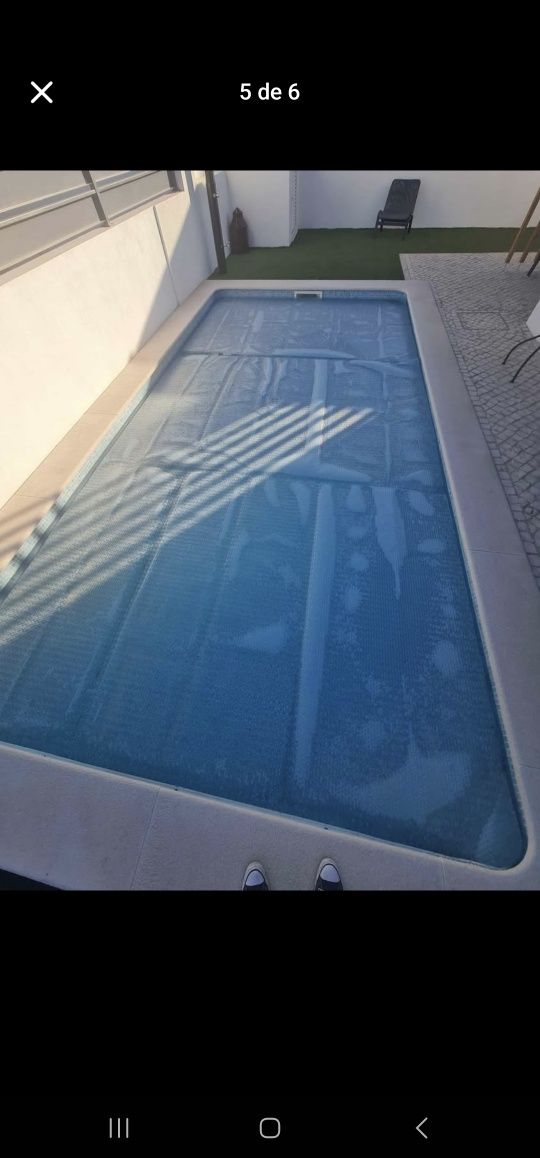 Lona cobertura piscina