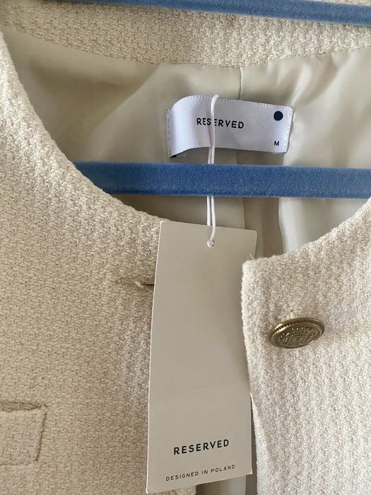 Reserved 38 M żakiet nowy pudełkowy marynarka