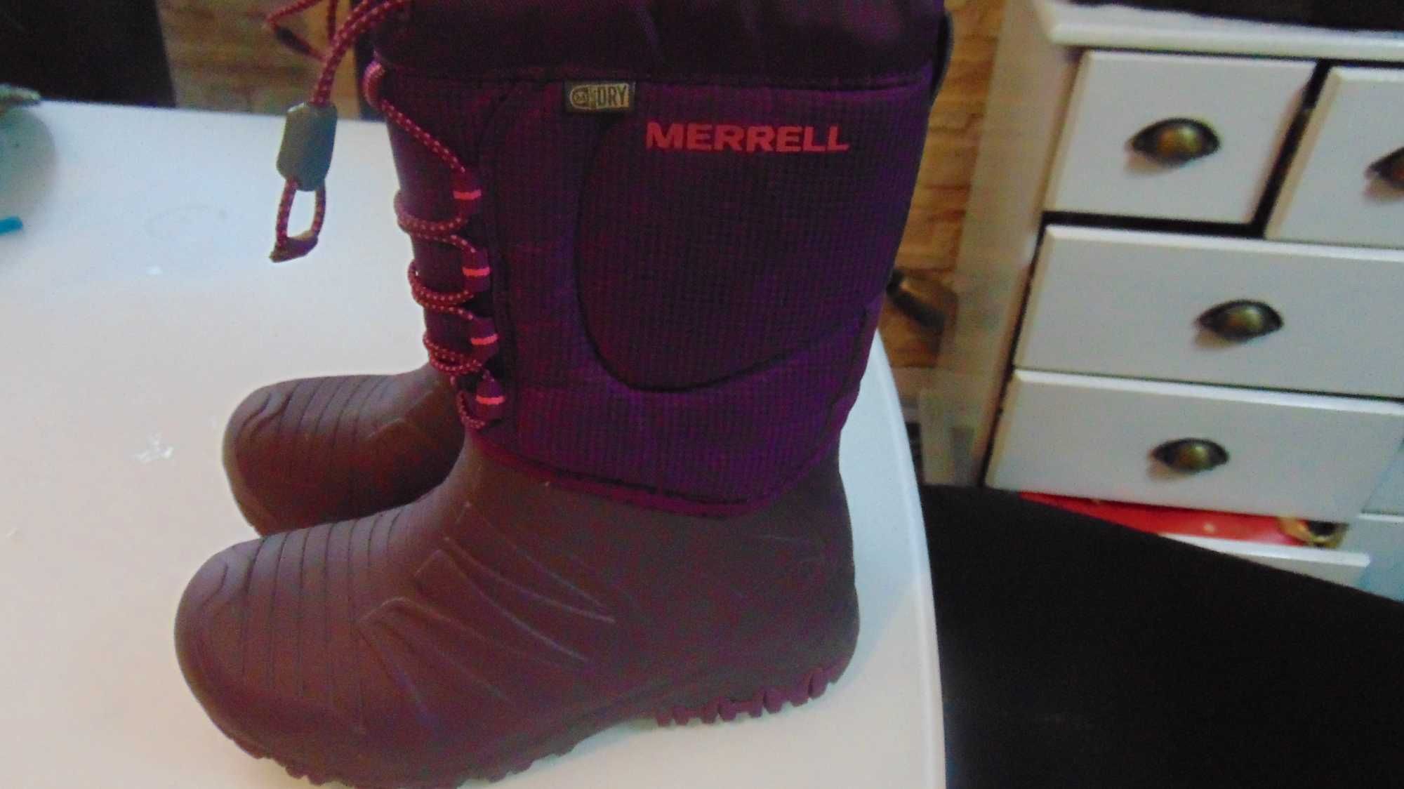 merrell select DRY thermolite roz uk2 eur34 świetne śniegowce