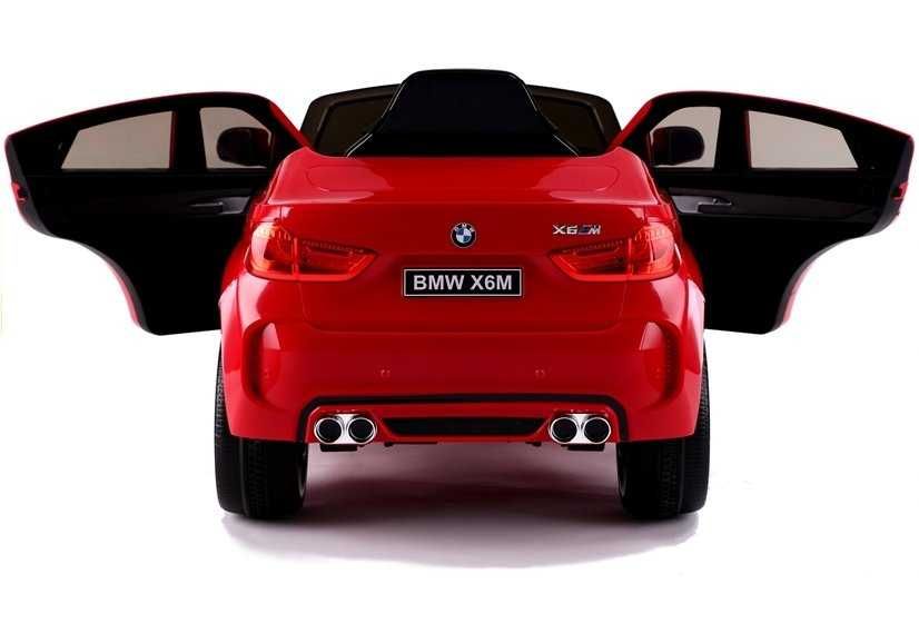 Auto na Akumulator BMW X6 M F16 Skóra EVA 90Watt Czerwony