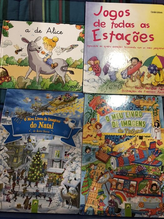 Livros infantis como novos