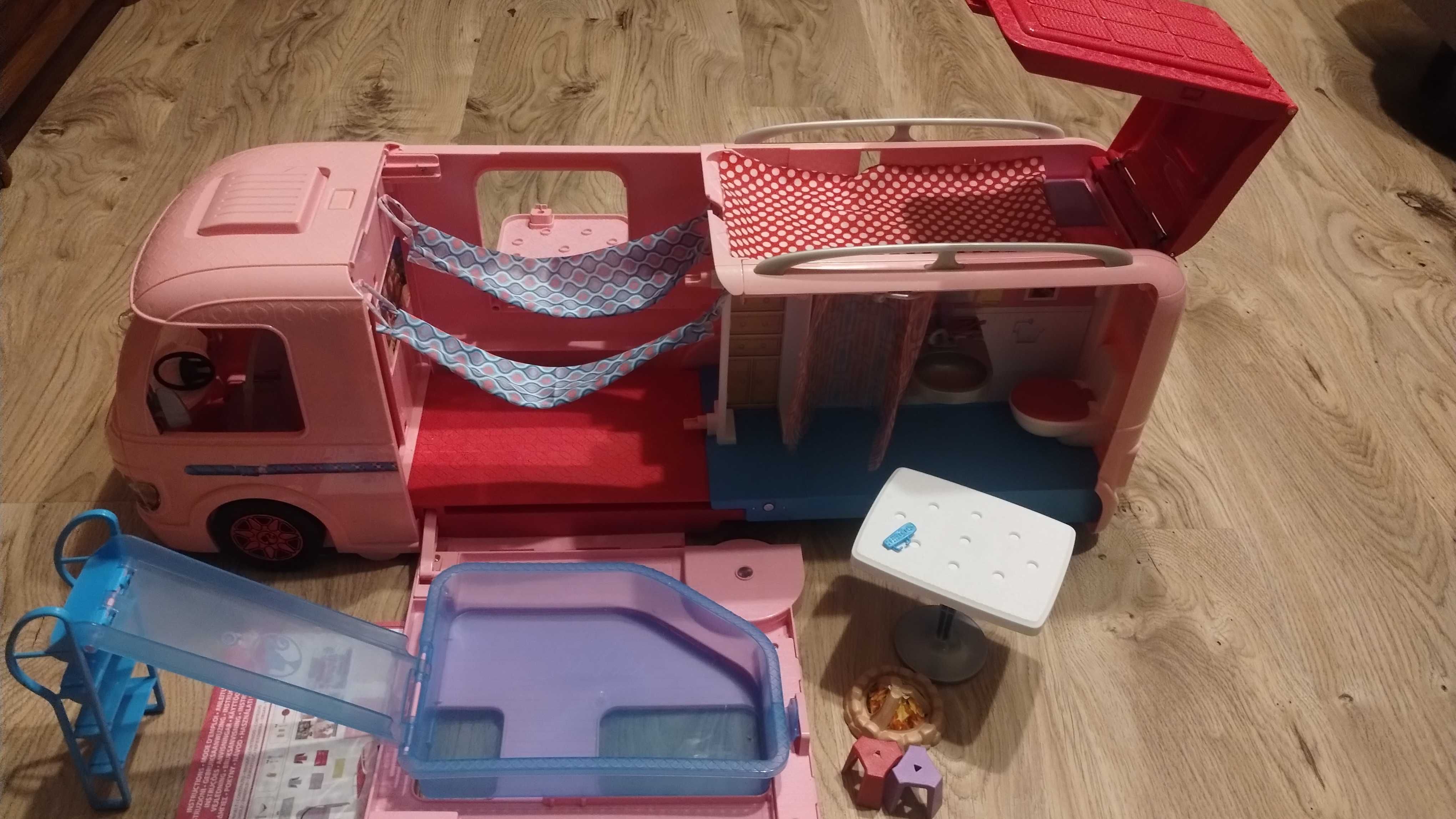 Camper Barbie-Mattel ,duże auto FBR34
