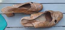Buty ze skóry pytona , rozm. 40- PRL