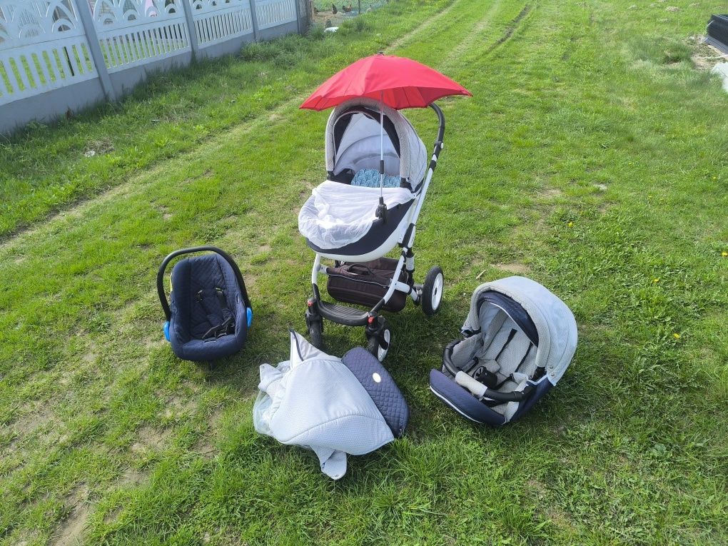 Wózek Zestaw 3 w1 marki Baby Merc Faster 2