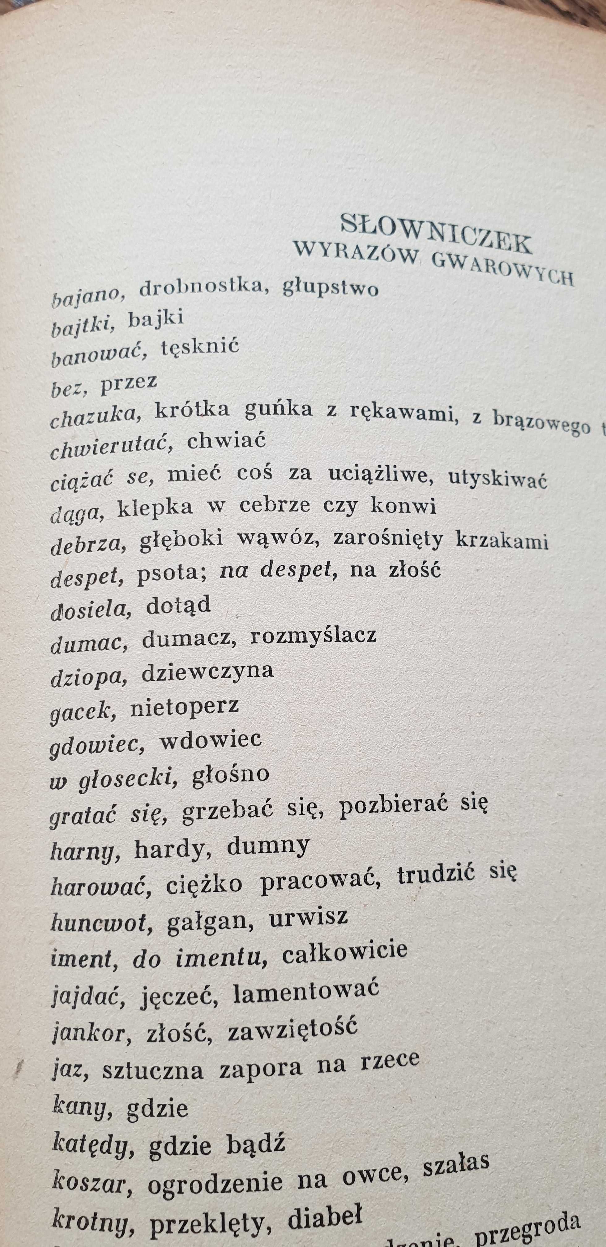 Książka rok 1947 "KOMORNICY" Władysław Orkan