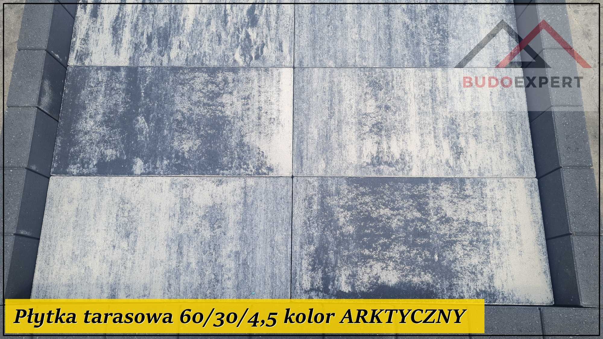 Nowoczesna betonowa płyta tarasowa COLORBLEND 60x30 kolor Arktyczny