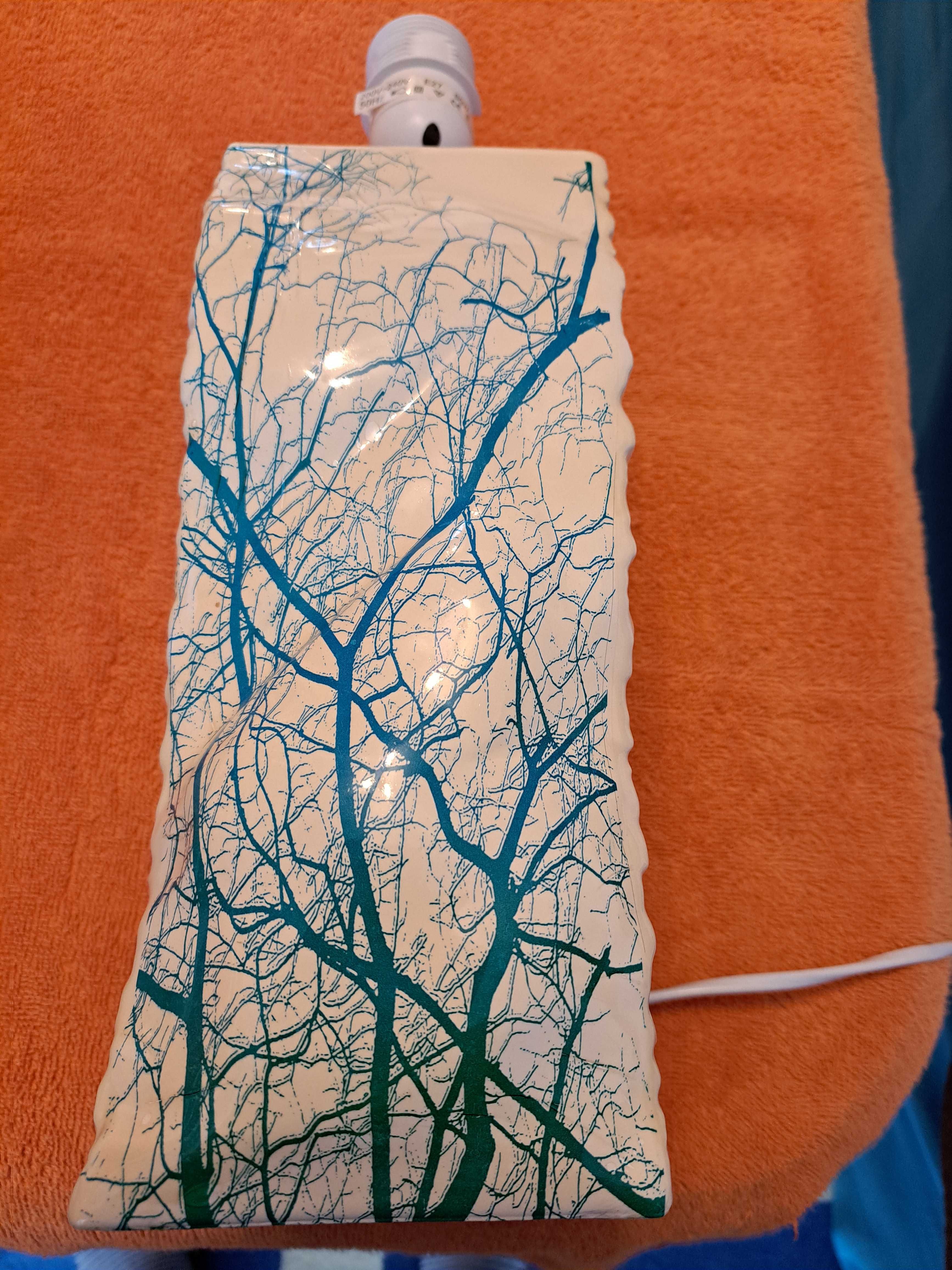 OKAZJA! Piękne , duże lampy ceramiczne stołowe.