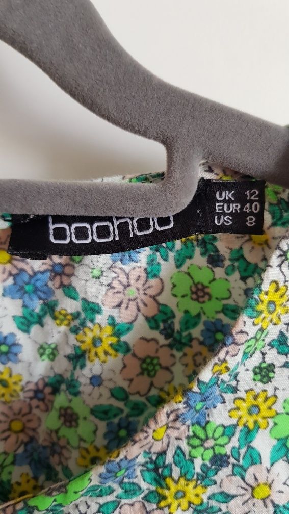 Boohoo sukienka w kwiatki 100% bawelna r 40