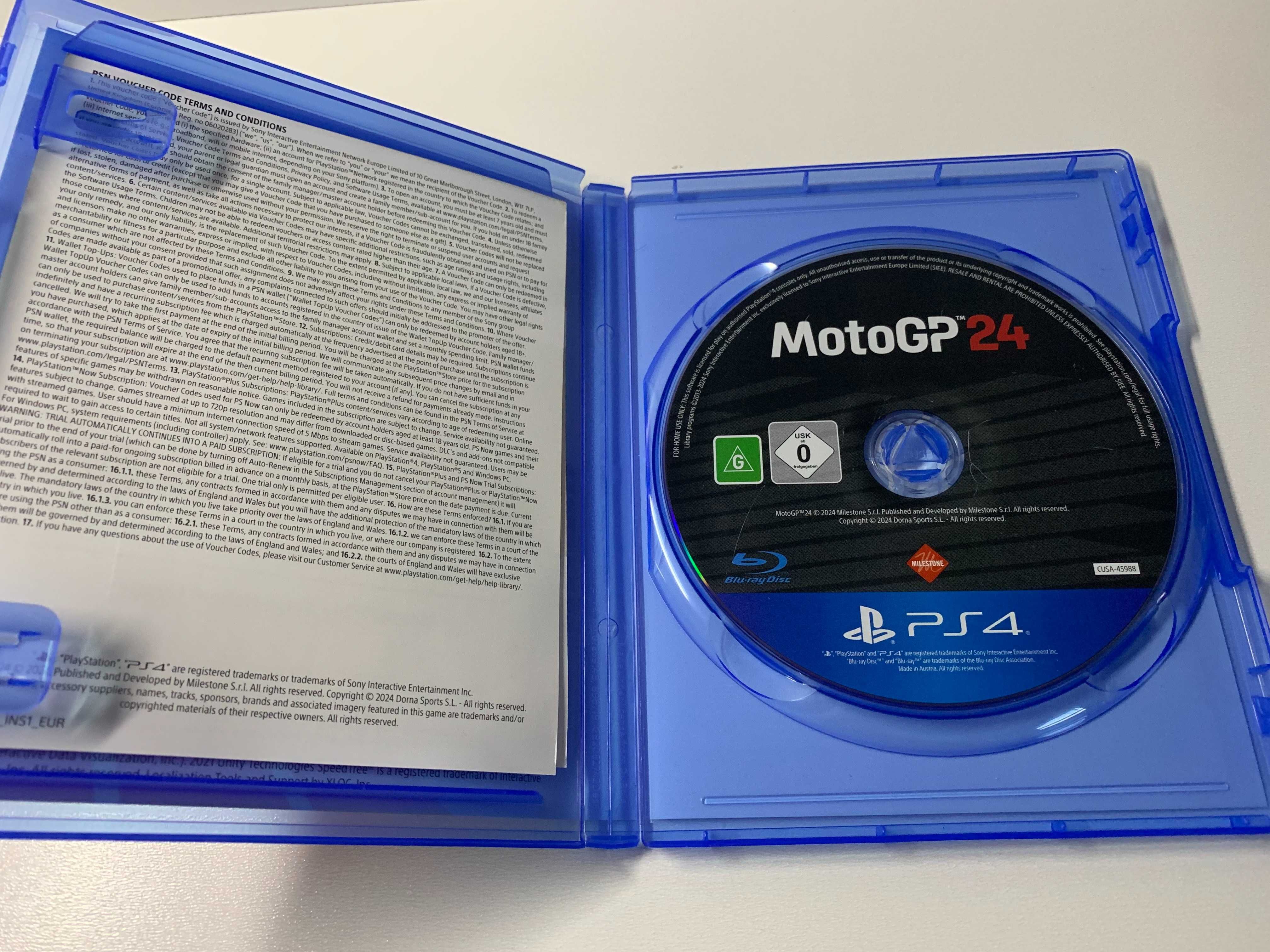 Sony Playstation 4 PS4 MotoGP 24 Day One Edition