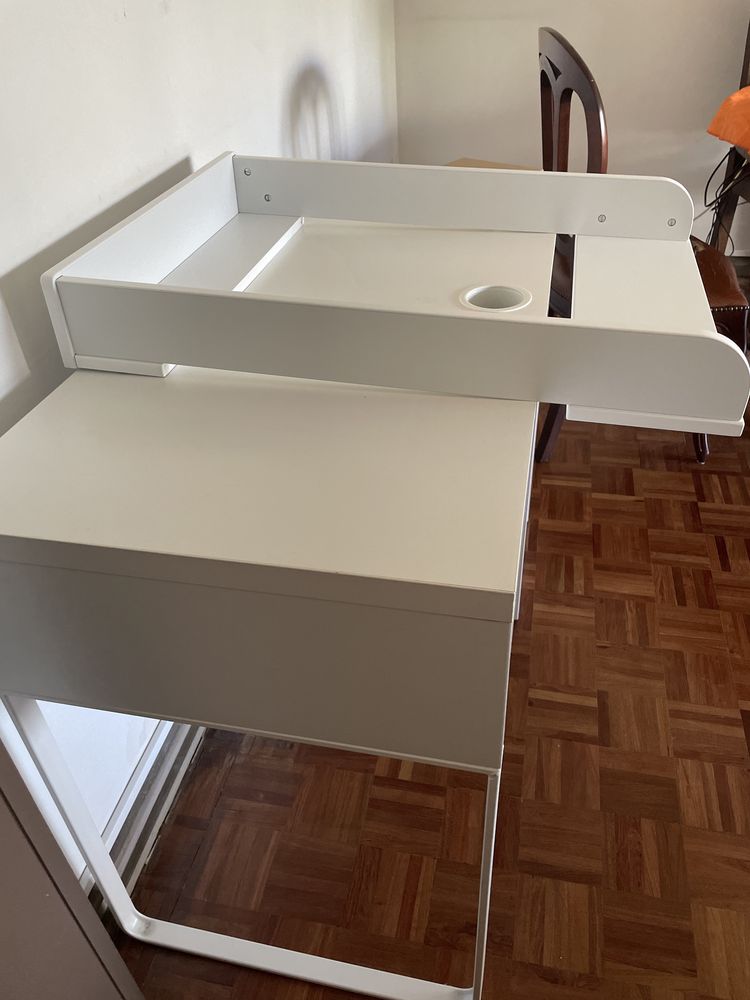 Vertbaudet - Muda -fraldas especial cómoda - branco claro liso