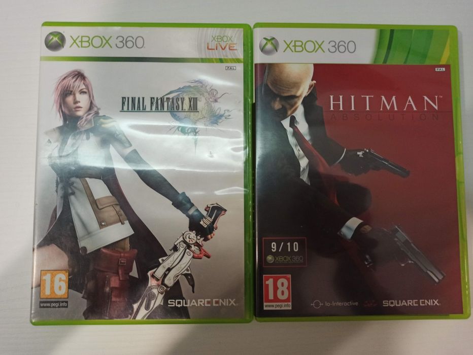 Final Fantasy XIII e Hitman Absolution Xbox 360