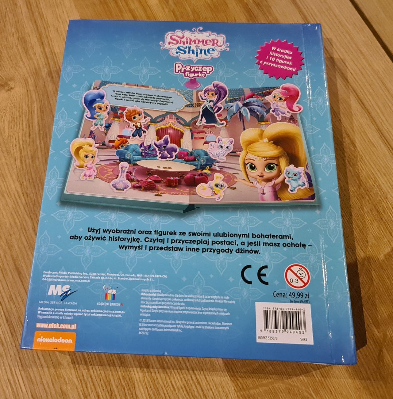 Shimmer i Shine Przyczep figurkę, książka, figurki