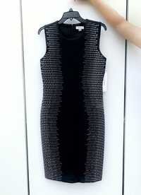 CALVIN KLEIN оригінал. Розкішна сукня плаття чорне біле розмір М 10