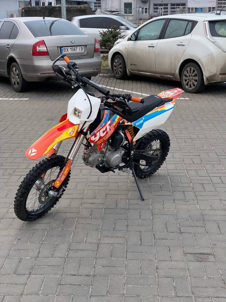Мотоцикл/питбайк ycf150mx bigy 2017