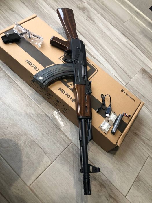 Професійний іграшковий автомат на орбізах АК-74, АК-47 Орбіган