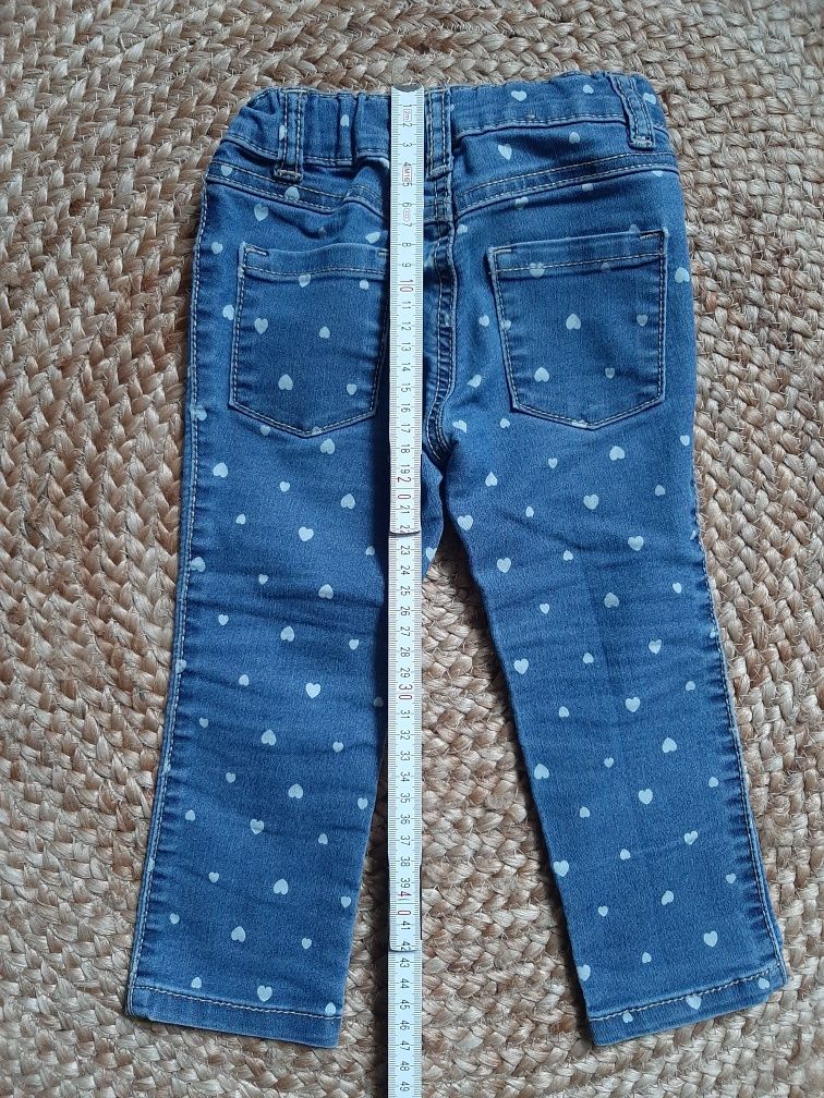 Zestaw bluza/polar Lupilu + spodnie jeansowe Benetton rozm.86/92