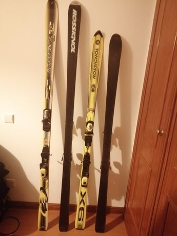 Ski e snowboard, usado, bom estado, marca, tudo funciona bem
