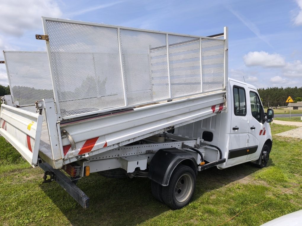 Renault master wywrotka brygadowka 6-osobowa