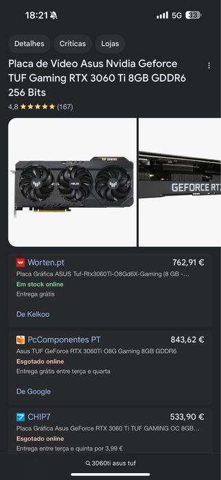 PC de Alto Desempenho - Gaming e Ediçǎo | Rtx 3060Ti