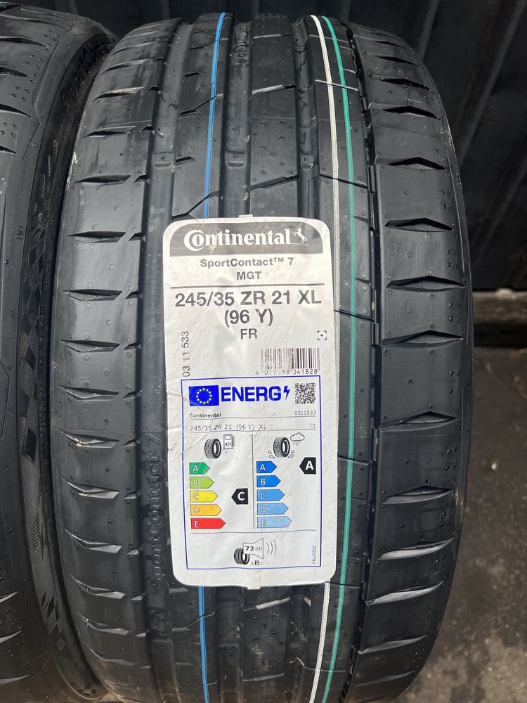 Лето 2шт Continental SportContact 7 245/35 R21 96Y XL