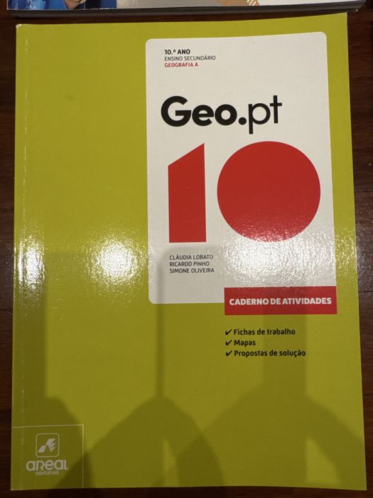 Livro Caderno de atividades 10 ano