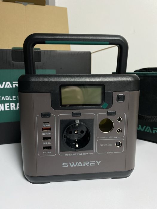 Зарядна станція Swarey S500, 144000 mAh, 500 W