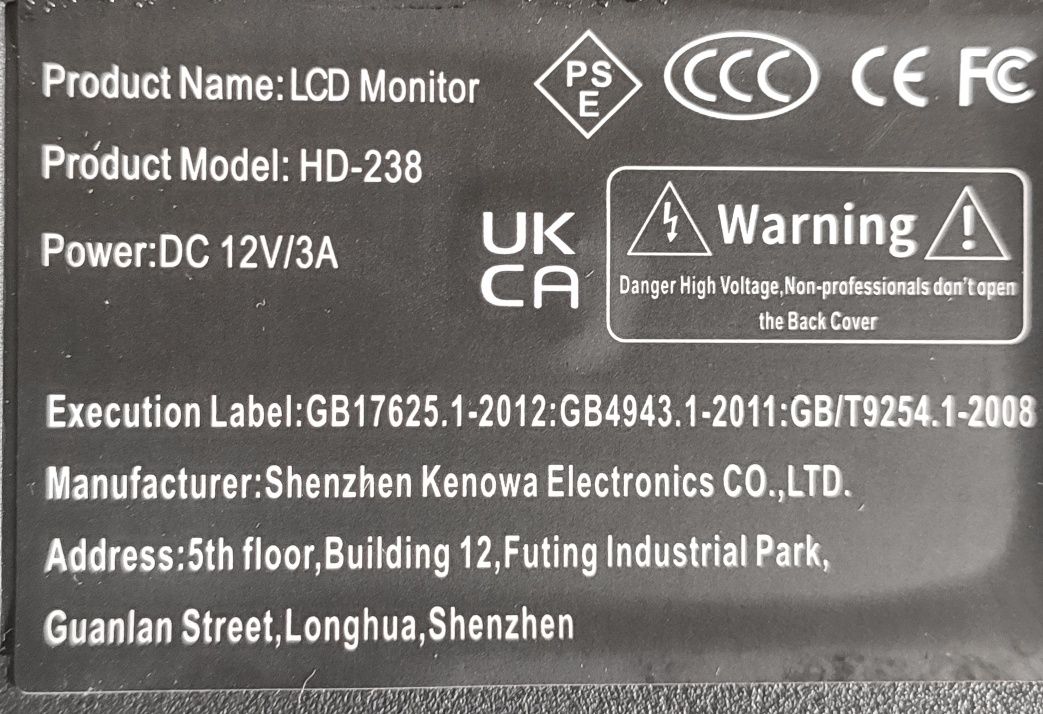 Monitor Tv z głośnikami  dotykowy