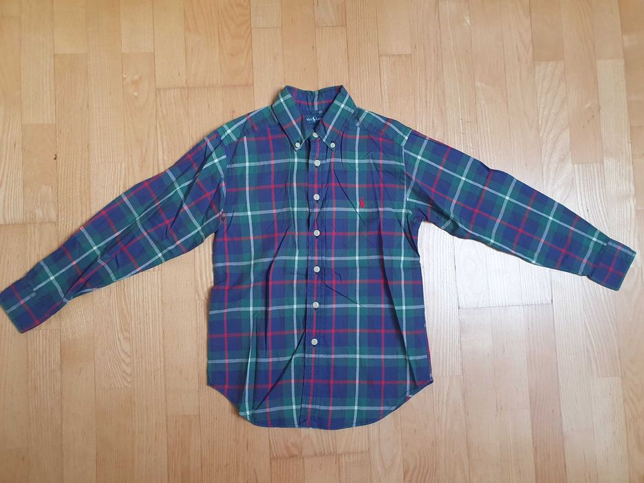 Koszula Polo Ralph Lauren kolorowa krata 140 cm