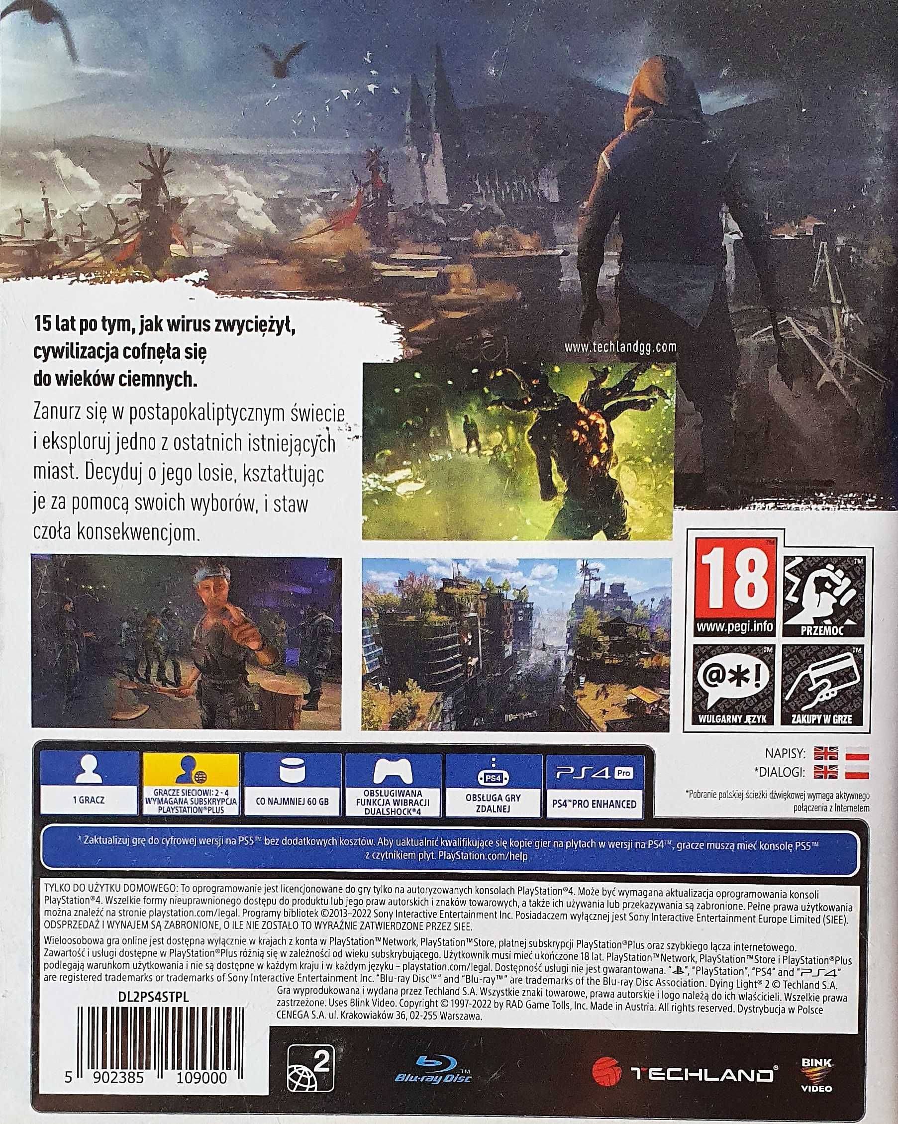 Dying Light 2 Stay Human PL Playstation 5 PS5 Sklep Multigames Kraków