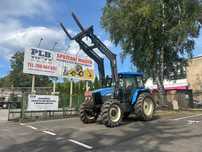New Holland TM 130 z ładowarką czołową / TUR - sprowadzony z Belgii