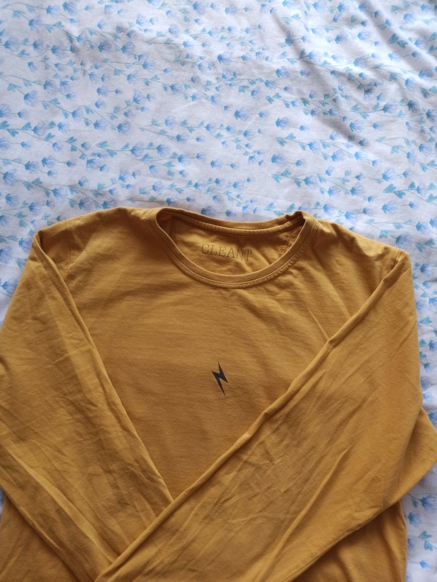 Bluzka t-shirt z długim rękawem Longsleeve Cleant męska bluza bluzka