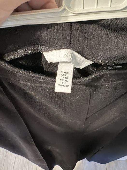 Szerokie spodnie czarne xl