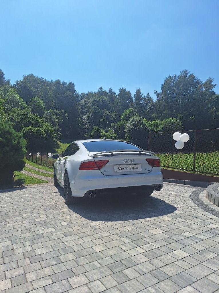 Samochód do ślubu Audi A7