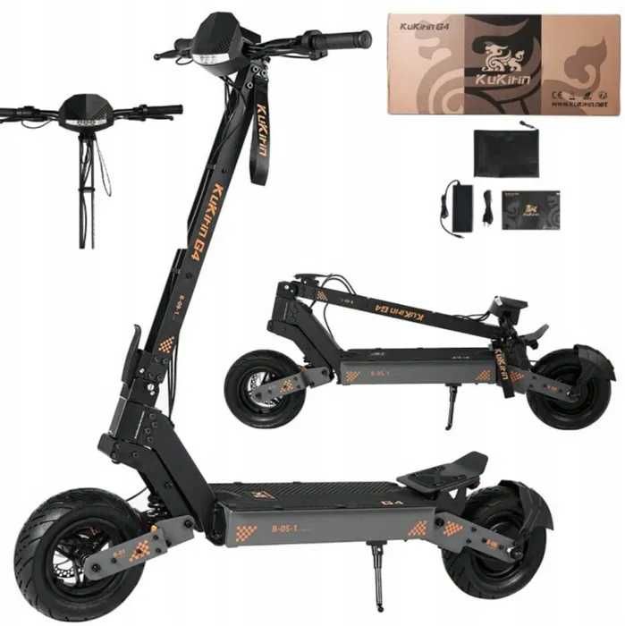 Електросамокат Kugoo Kirin G4 2000W | До 70 км ходу | Дискові гальма
