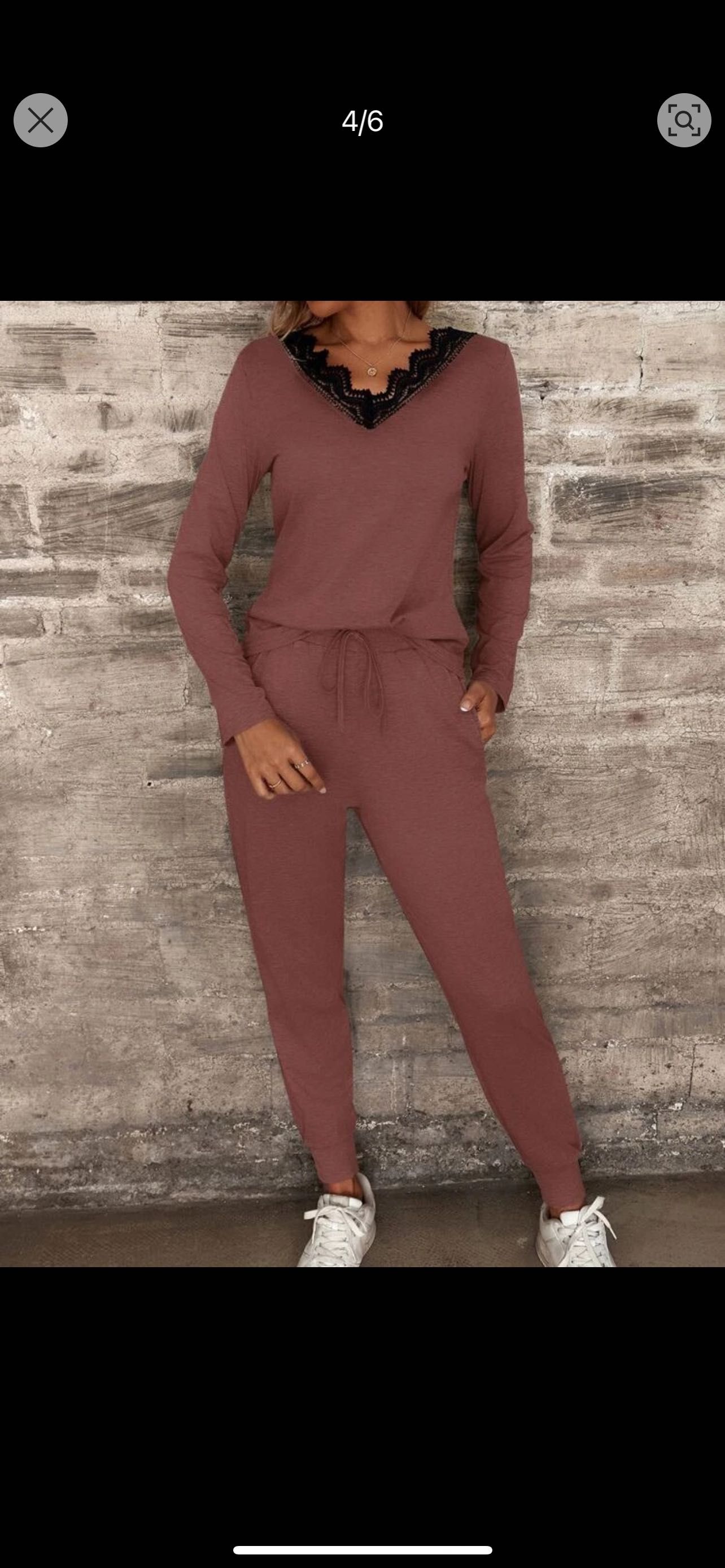 Nowy dres damski komplet bordowy bluzka spodnie oversize 36
