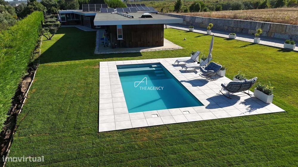 Moradia T5 Térrea com Piscina - Sustentável -  Próximo da Foz do Arelh