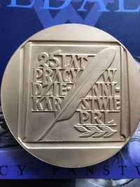 Medal 25 Lat Pracy w Dziennikarstwie 1984. Mennica Państwowa