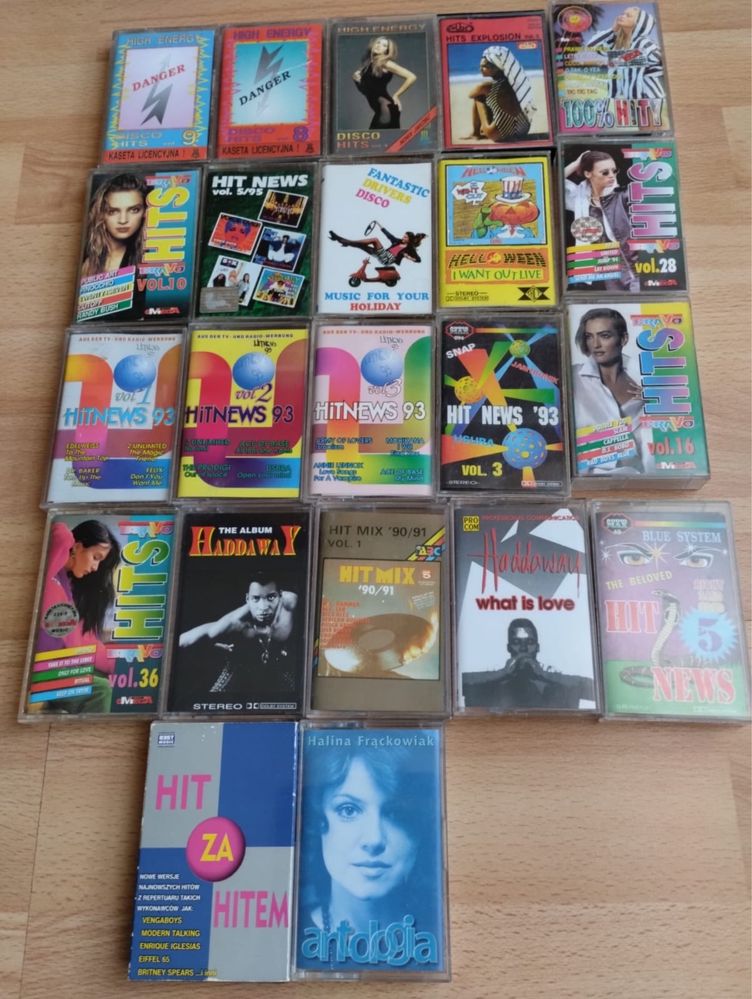 Kaseta Bad boys blue Shaza Takt disco metalika Zztop Sandra Rozette