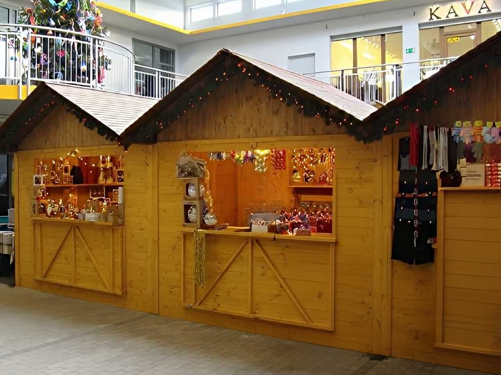 Domek handlowy 1 drewniany kiosk sklepik producent