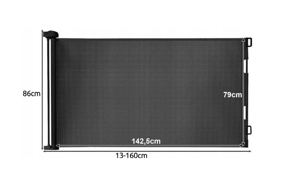 HIT OKAZJA - BRAMKA Zabezpieczająca Barierka na Schody do 160cm