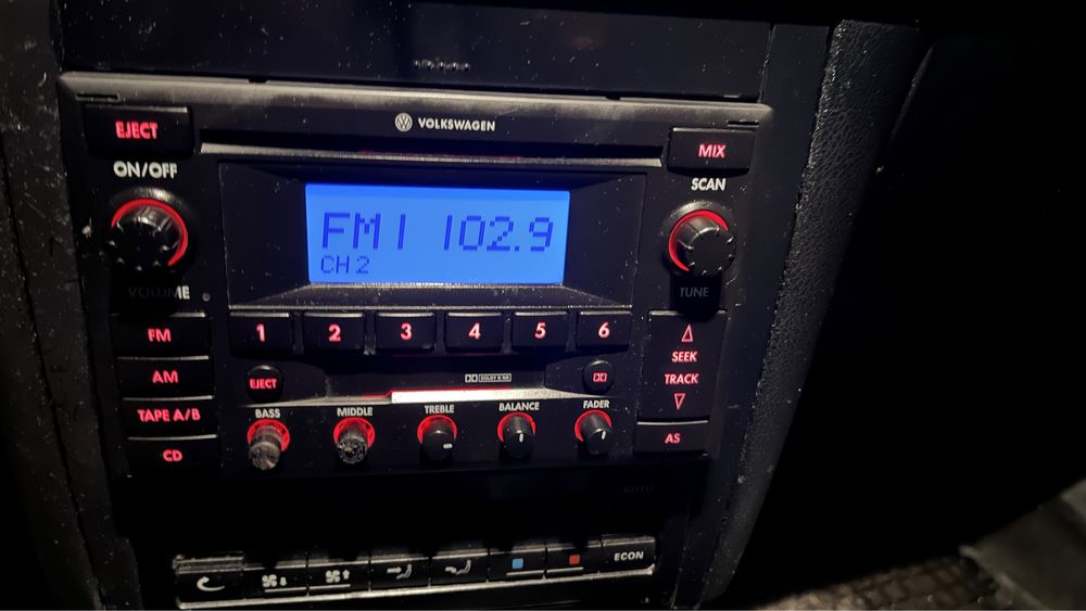 Radio 2din VW Bora USA orginalne
