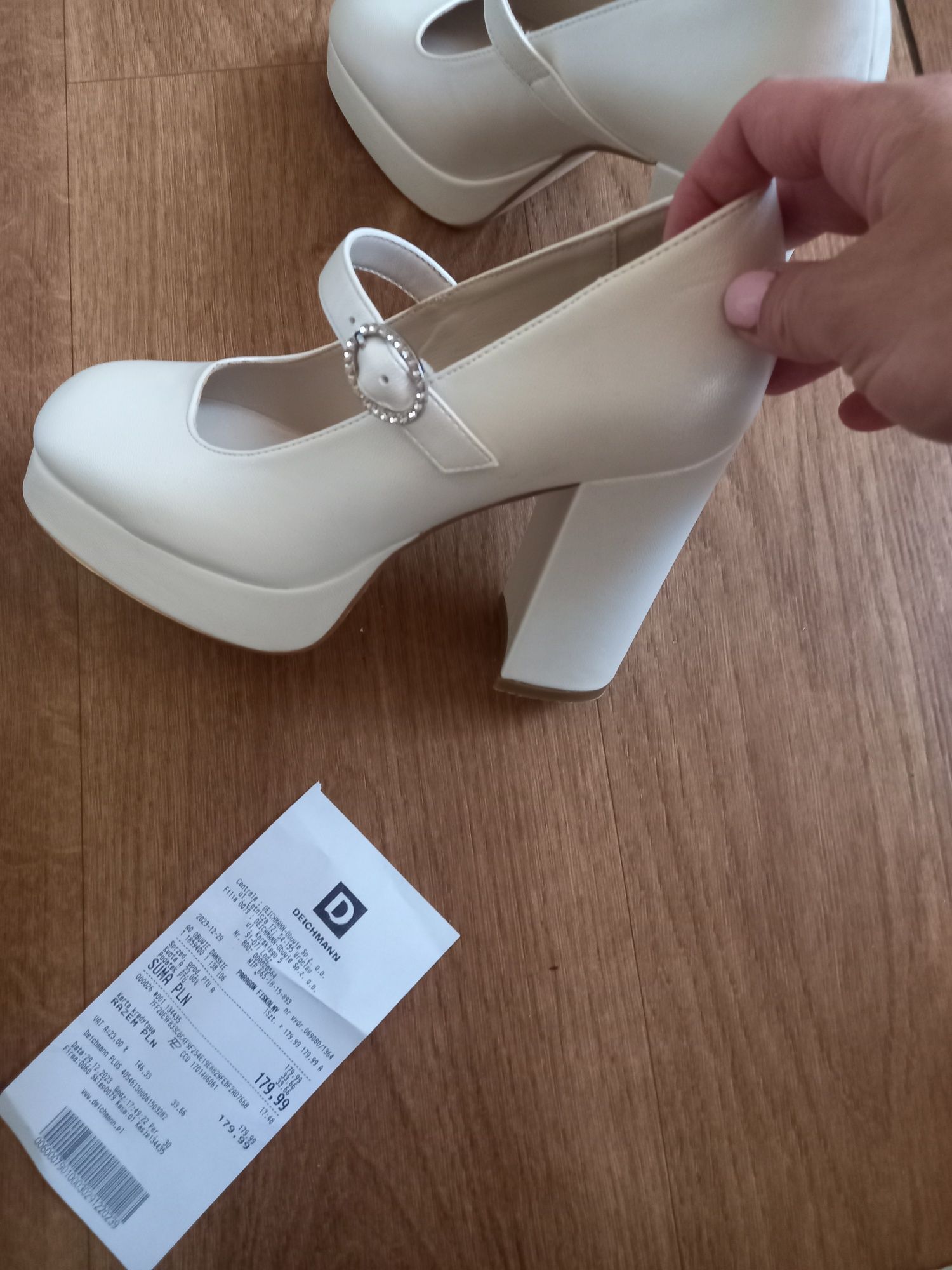 Buty ślubne rozmiar38