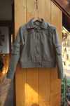 przejściowa rockowa kurtka vintage earth M/L grunge zielona khaki 90s