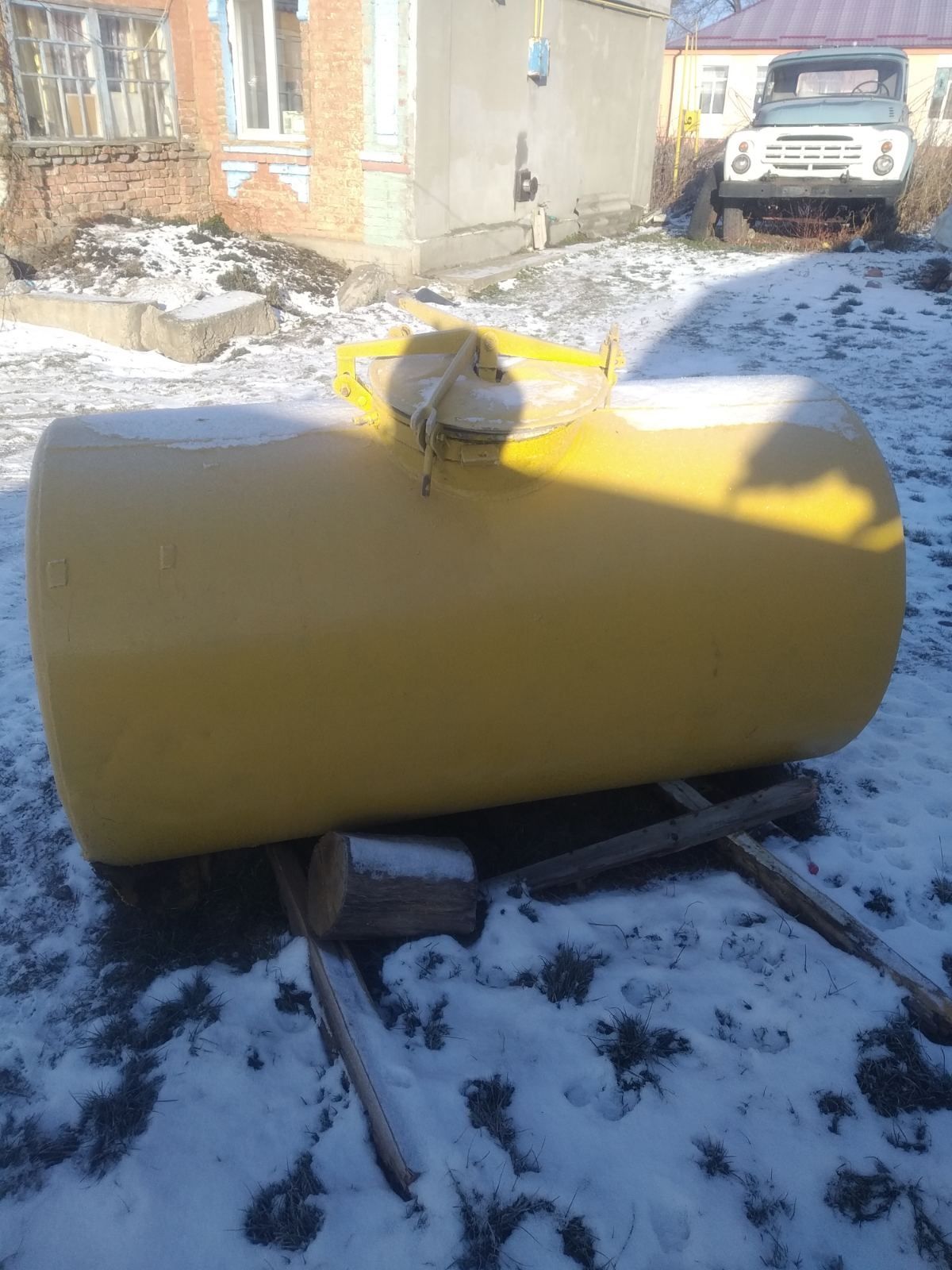 Бочка алюмінієва на 1 тону термос.